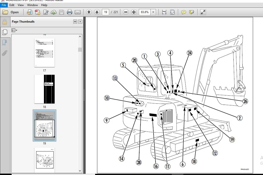 KOMATSU PC75R-2 HYDRAULIC EXCAVATOR Operation & Maintenance Manual (SN:PC75R-2 –22E5200763 and up) KOMATSU PC75R-2 - PDF DOWNLOAD - Image 4