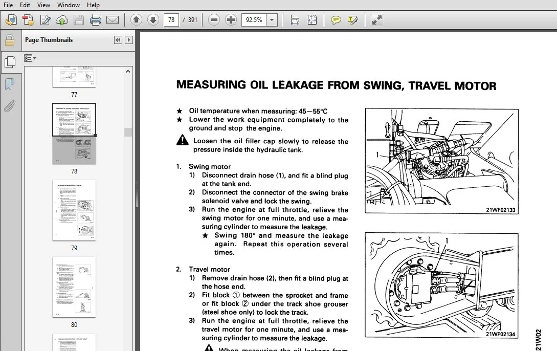 KOMATSU PC75UU-2 SERVICE REPAIR MANUAL (SN:5001 & UP) KOMATSU PC75UU 2 - PDF DOWNLOAD - Image 3