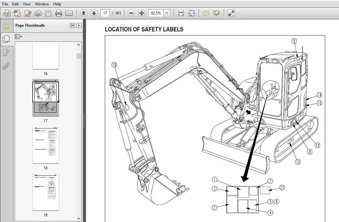 KOMATSU PC88MR-8 HYDRAULIC EXCAVATOR OPERATION & MAINTENANCE MANUAL (SN:5450 & UP) KOMATSU PC88MR-8 - PDF DOWNLOAD - Image 4