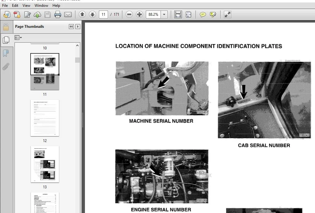 KOMATSU PC95-1 HYDRAULIC EXCAVATOR OPERATION & MAINTENANCE MANUAL (SN: 5001617 & UP) - PDF DOWNLOAD - Image 3