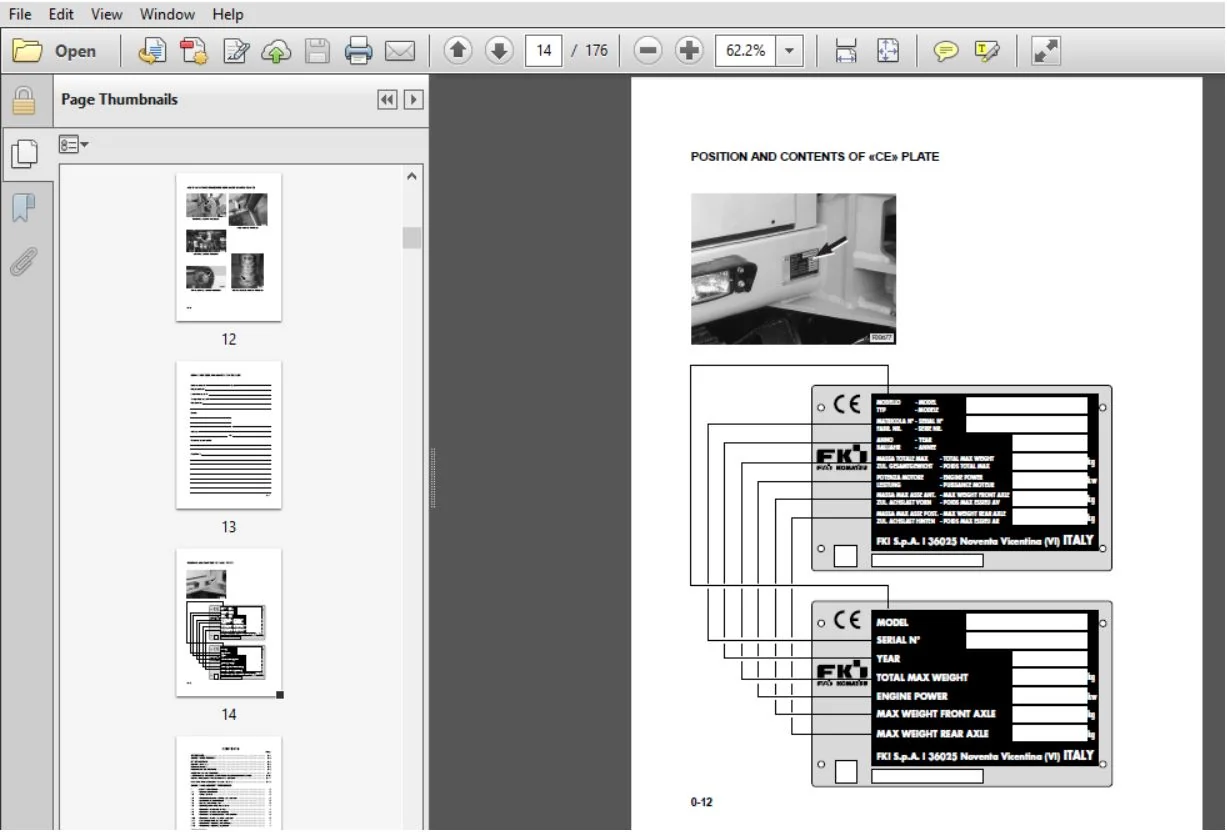 KOMATSU PC95-1 HYDRAULIC EXCAVATOR Operation & Maintenance Manual (SN:5005145 and up) KOMATSU PC95 1 - PDF DOWNLOAD - Image 2