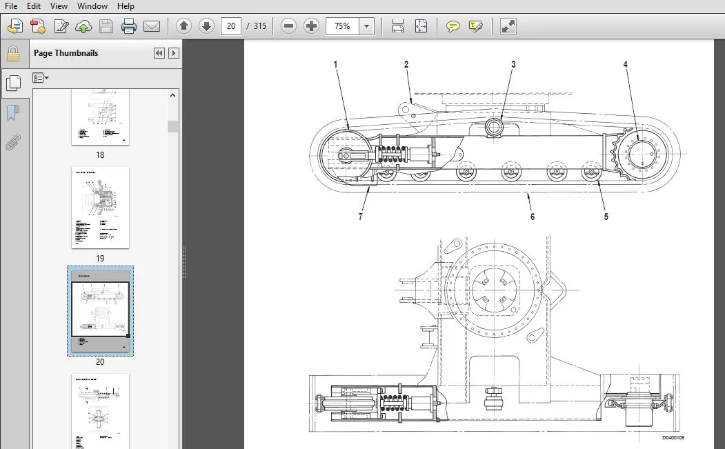 KOMATSU PC95-1 HYDRAULIC EXCAVATOR SERVICE REPAIR MANUAL (SN:5000007 and up) - PDF DOWNLOAD - Image 4