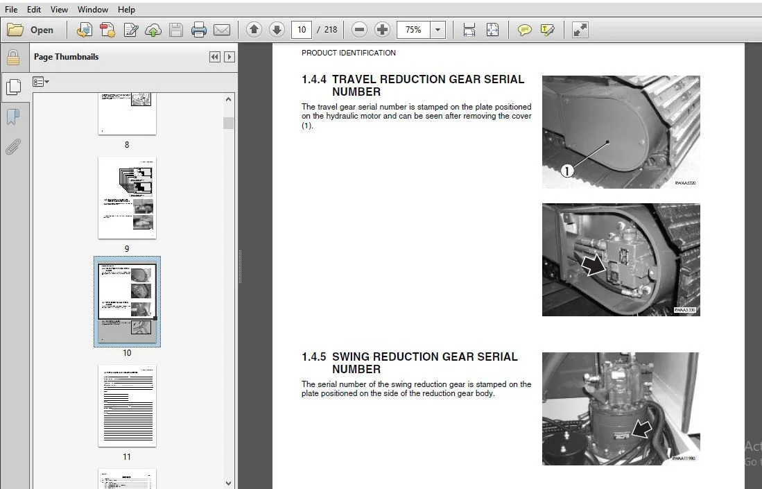 KOMATSU PC95R-2 HYDRAULIC EXCAVATOR OPERATION & MAINTENANCE MANUAL (SN:21D5220114 & UP) KOMATSU PC95R-2 - PDF DOWNLOAD - Image 2