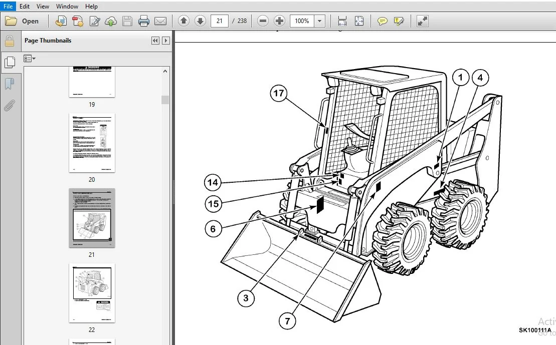 KOMATSU SK815-5N SK815-5NA SKID STEER LOADER Operation and Maintenance Manual - PDF DOWNLOAD - Image 2
