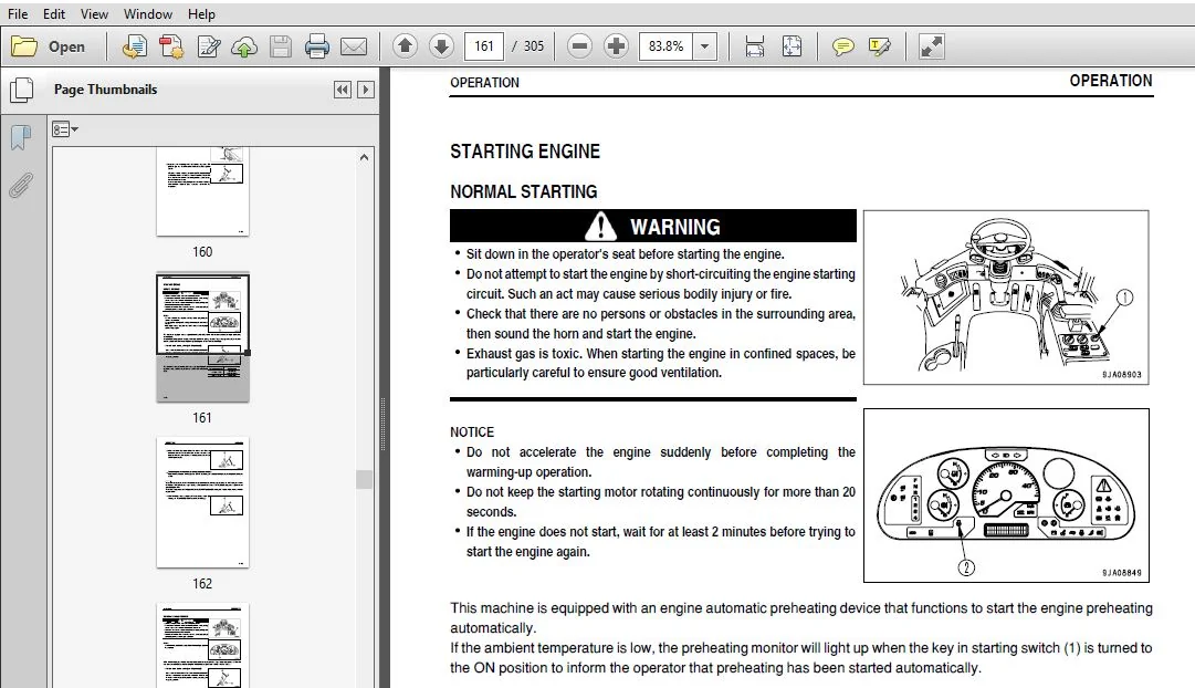 KOMATSU WA250-6 WHEEL LOADER OPERATION & MAINTENANCE MANUAL (SN:75001 & UP) KOMATSU WA250-6 - PDF DOWNLOAD - Image 3