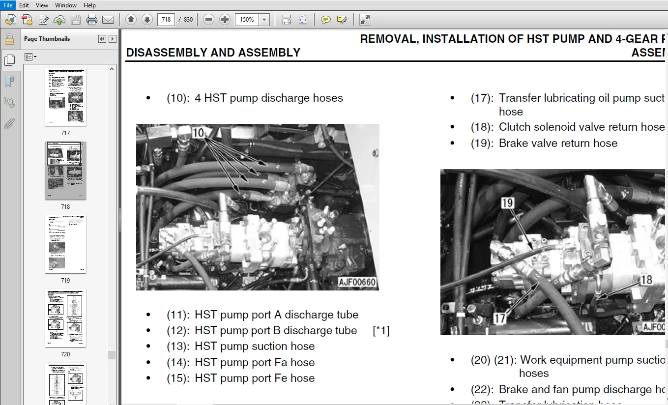 KOMATSU WA250PZ-5 SHOP MANUAL(VEBM945100)SERIAL NO H50051 and up-PDF Download - Image 2