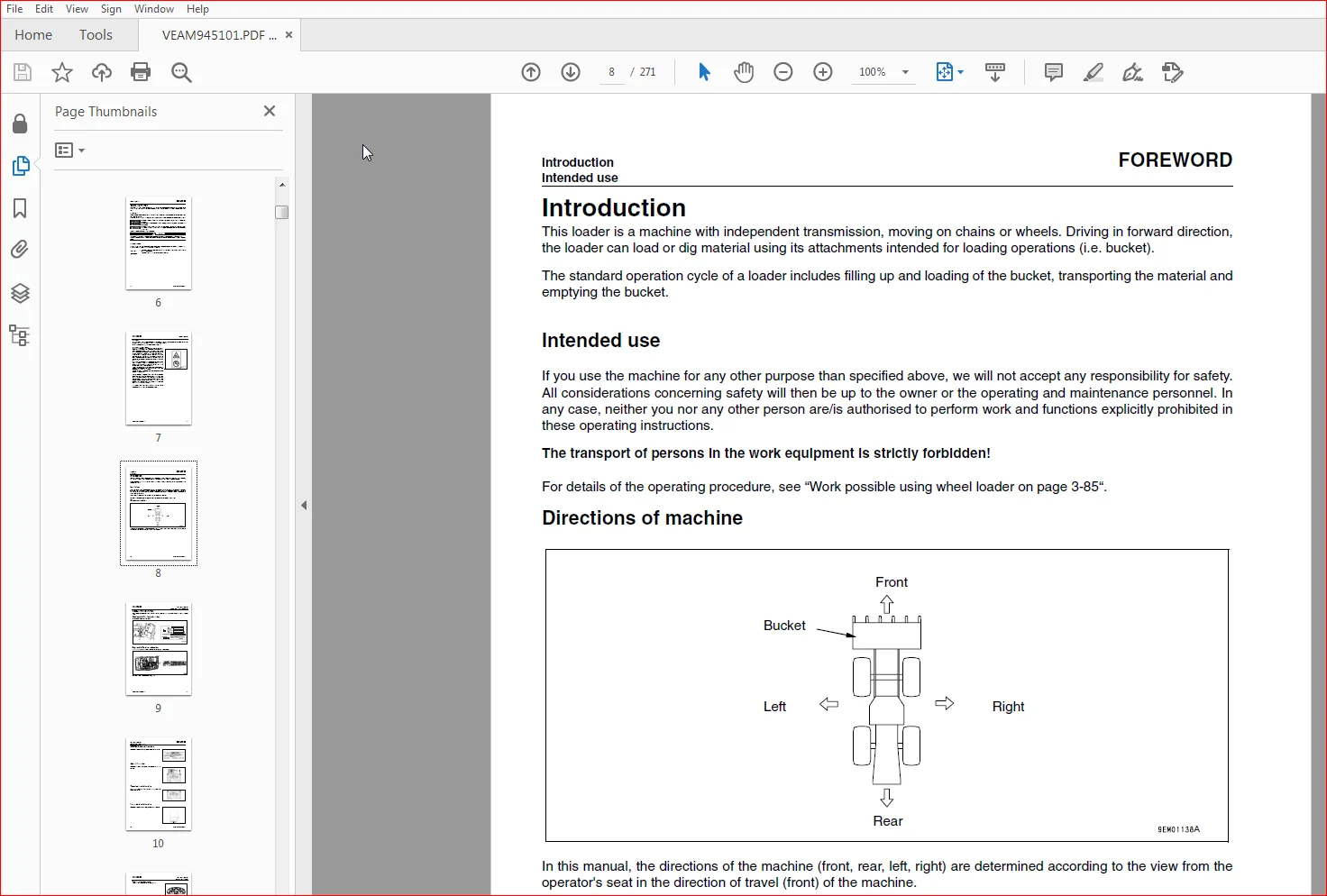 KOMATSU WA250PZ-5 WHEEL LOADER OPERATION & MAINTENANCE MANUAL (SN:H50051 & UP) KOMATSU WA250PZ 5 - PDF DOWNLOAD - Image 2