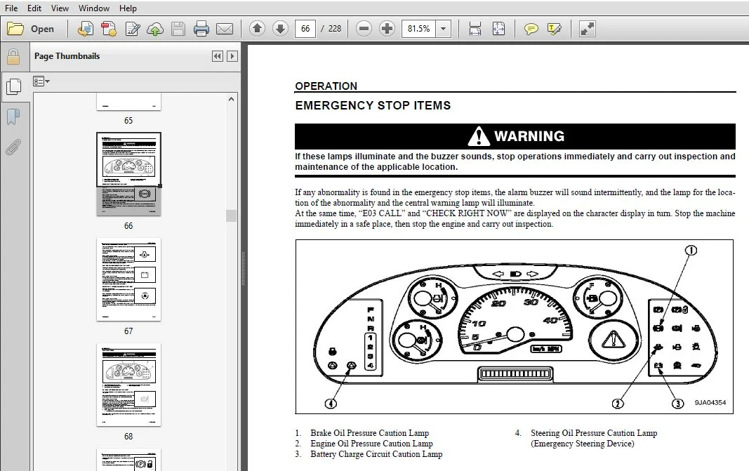 KOMATSU WA320-5L WHEEL LOADER Operation and Maintenance Manual (SN:A32001 & UP) KOMATSU WA320-5L - PDF DOWNLOAD - Image 3