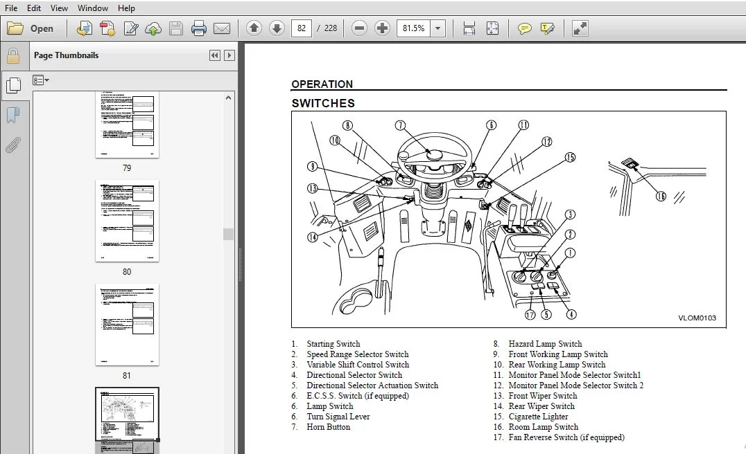KOMATSU WA320-5L WHEEL LOADER Operation and Maintenance Manual (SN:A32001 & UP) KOMATSU WA320-5L - PDF DOWNLOAD - Image 4