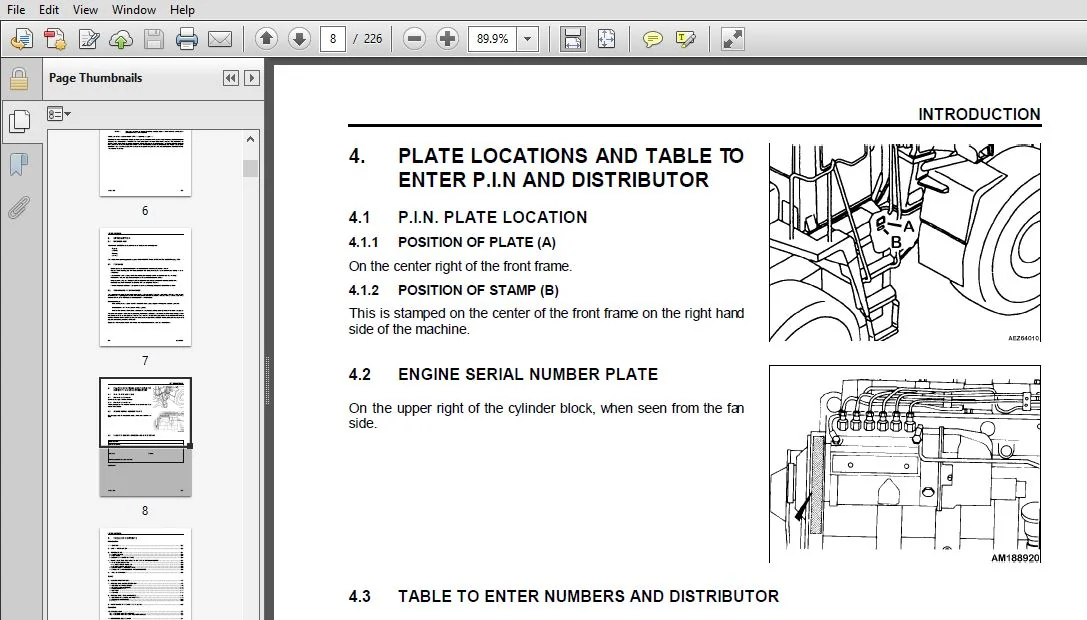 KOMATSU WA380-3 WHEEL LOADER OPERATION & MAINTENANCE MANUAL (SN:A51001 & UP) KOMATSU WA380-3 - PDF DOWNLOAD - Image 3