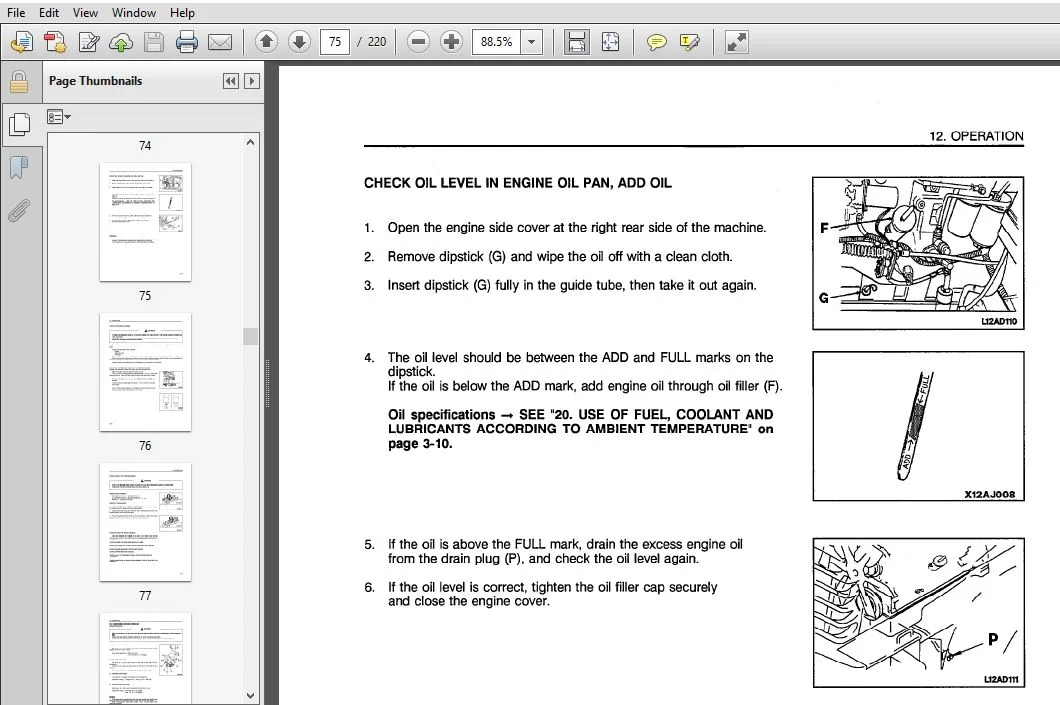 KOMATSU WA380-3 WHEEL LOADER OPERATION & MAINTENANCE MANUAL (SN:WA380-3LE - A50001 and UP) KOMATSU WA380-3 - Image 2