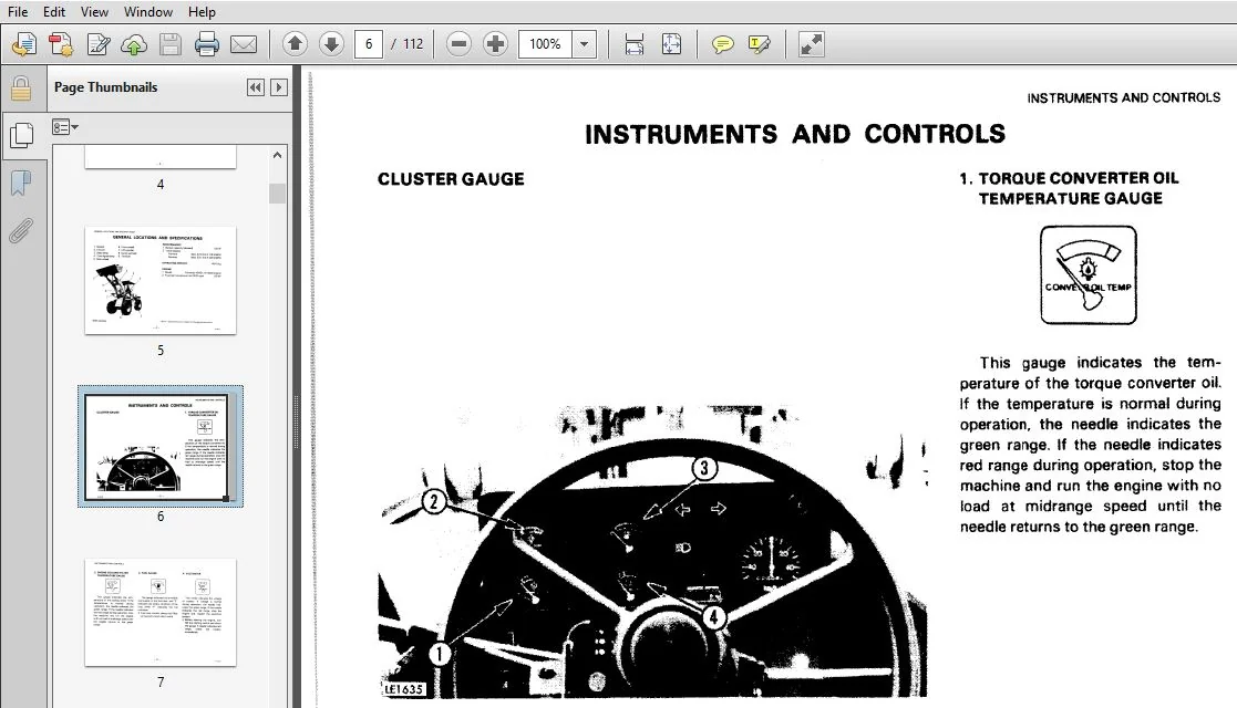 KOMATSU WA70-1 WHEEL LOADER OPERATION & MAINTENANCE MANUAL (SN:12001 & UP) KOMATSU WA70-1 - PDF DOWNLOAD - Image 4