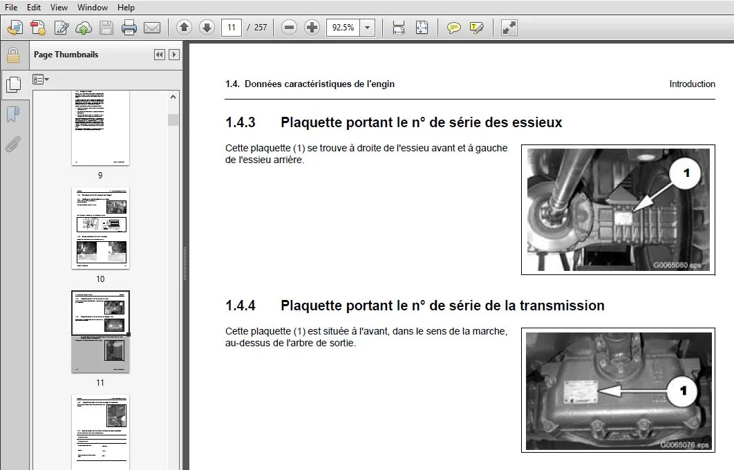 KOMATSU WA80-5 CHARGEUSE SUR PNEUS Instructions de service et de maintenance NUMERO DE SERIE H50051 (FRENCH) - PDF DOWNLOAD - Image 3
