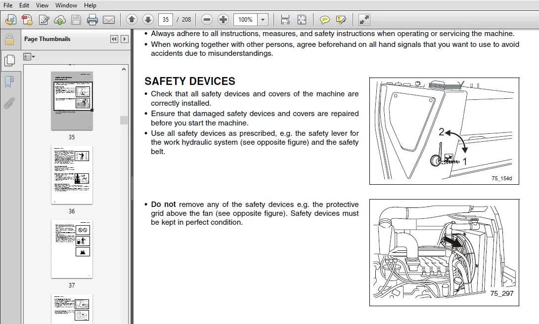 KOMATSU WA85-3 WHEEL LOADER OPERATION & MAINTENANCE MANUAL (SN:HA960130 & up) KOMATSU WA85-3 - PDF DOWNLOAD - Image 4