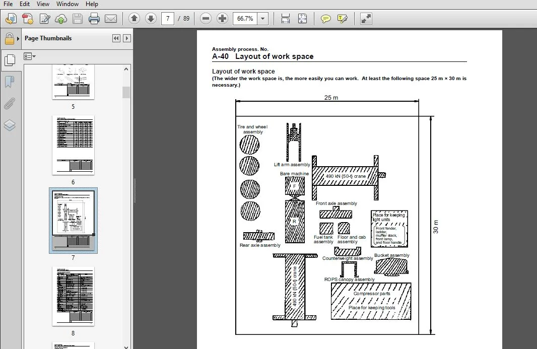 KOMATSU WA900-3 WHEEL LOADER FIELD ASSEMBLY INSTRUCTION MANUAL (SN:50001 & UP) KOMATSU WA900-3 - PDF DOWNLOAD - Image 3