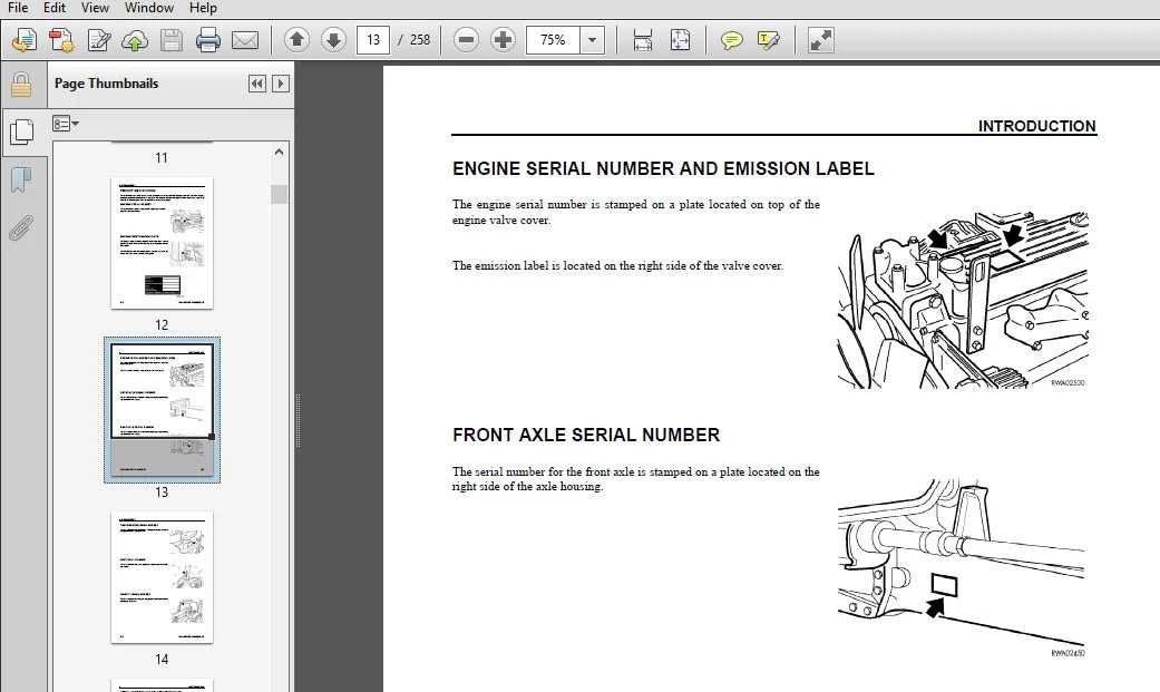 KOMATSU WB140PS-2N WB150PS-2N BACKHOE LOADER Operation & Maintenance Manual (CEAM010800) - PDF DOWNLOAD - Image 4