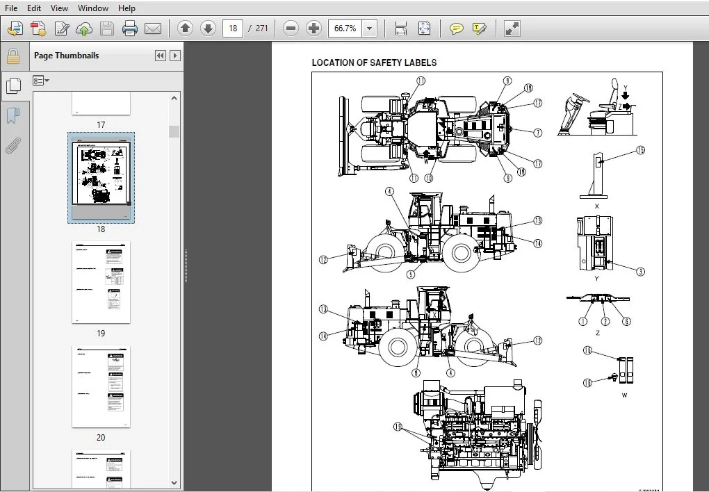 KOMATSU WD600-3 WHEEL DOZER OPERATION & MAINTENANCE MANUAL (SN:50001 & UP) KOMATSU WD600-3 - PDF DOWNLOAD - Image 4