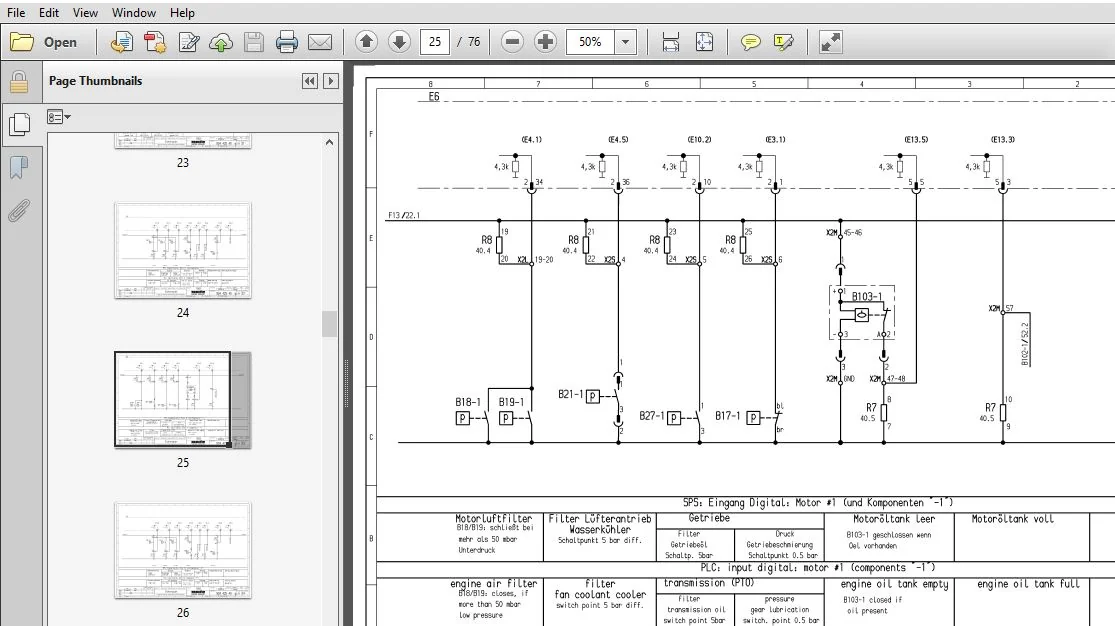 KOMATUS PC5500-6 HYDRAULIC SHOVEL Electrical and Hydraulic Diagrams Manual (SN:PC5500-6 15025) KOMATUS PC5500 6 - Pdf Download - Image 3