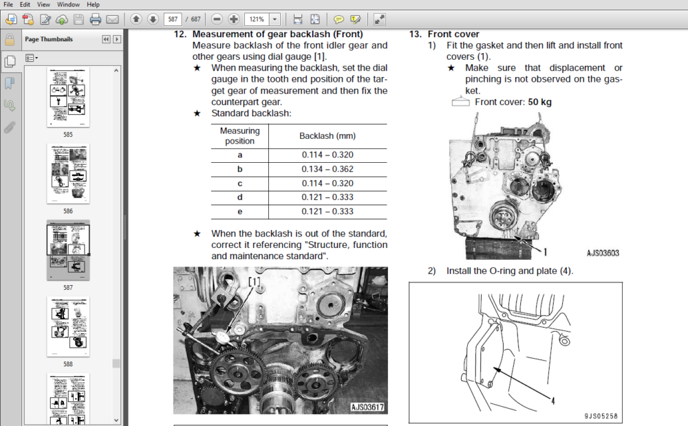 Komatsu 170E-5 Series Diesel Engine Shop Manual - PDF DOWNLOAD