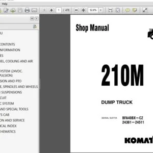 Komatsu 210M DG694 Service Repair Workshop Manual - PDF DOWNLOAD