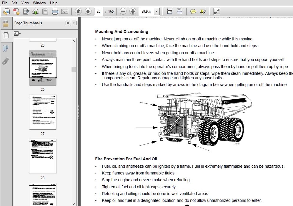 Komatsu 930E-3 Dump Truck Operation & Maintenance Manual SN A30304