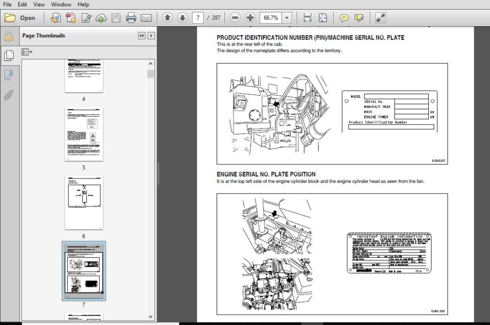 Komatsu Articulated Dump Truck HM350-1 Operation & Maintenance Manual ...