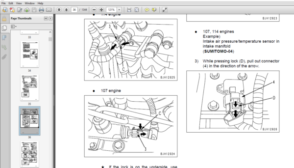 Komatsu D155A-6 Crawler Bulldozer Shop Manual SEN02854-10 - PDF ...