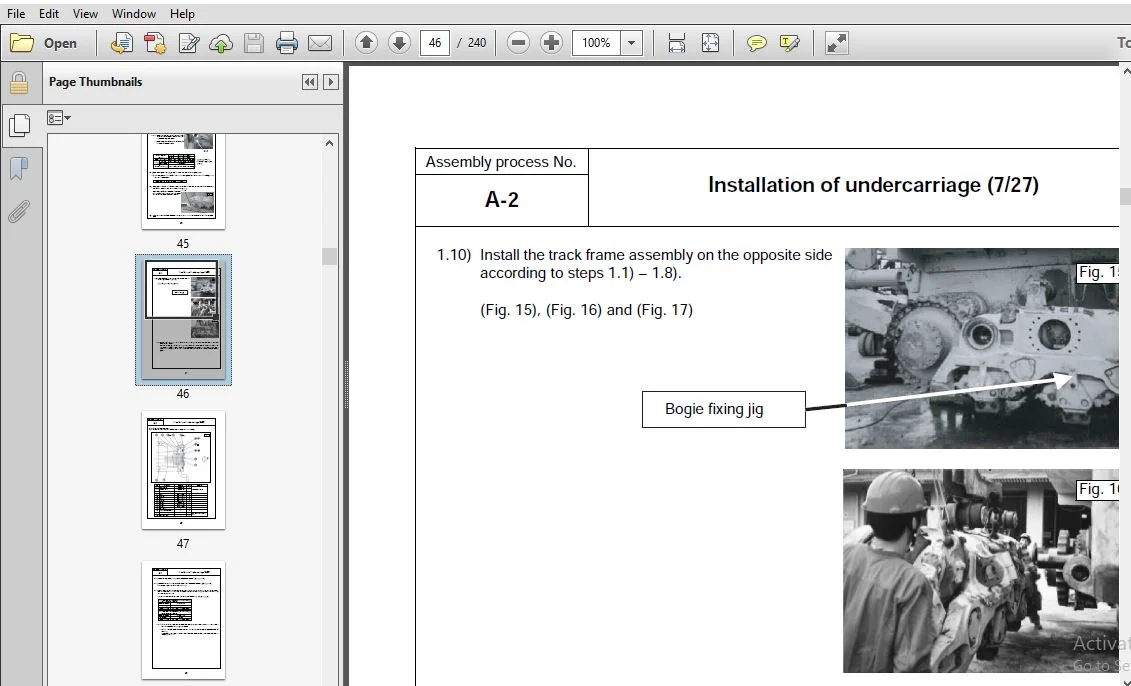 Komatsu D375A-6 BULLDOZER Field Assembly Instruction Manual (SN:60001 and up) - PDF DOWNLOAD - Image 4