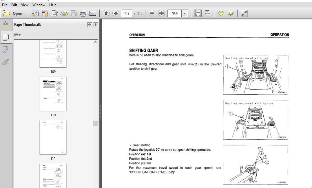 Komatsu D61EX-12 D61PX-12 Bulldozer Operation & Maintenance Manual SN ...