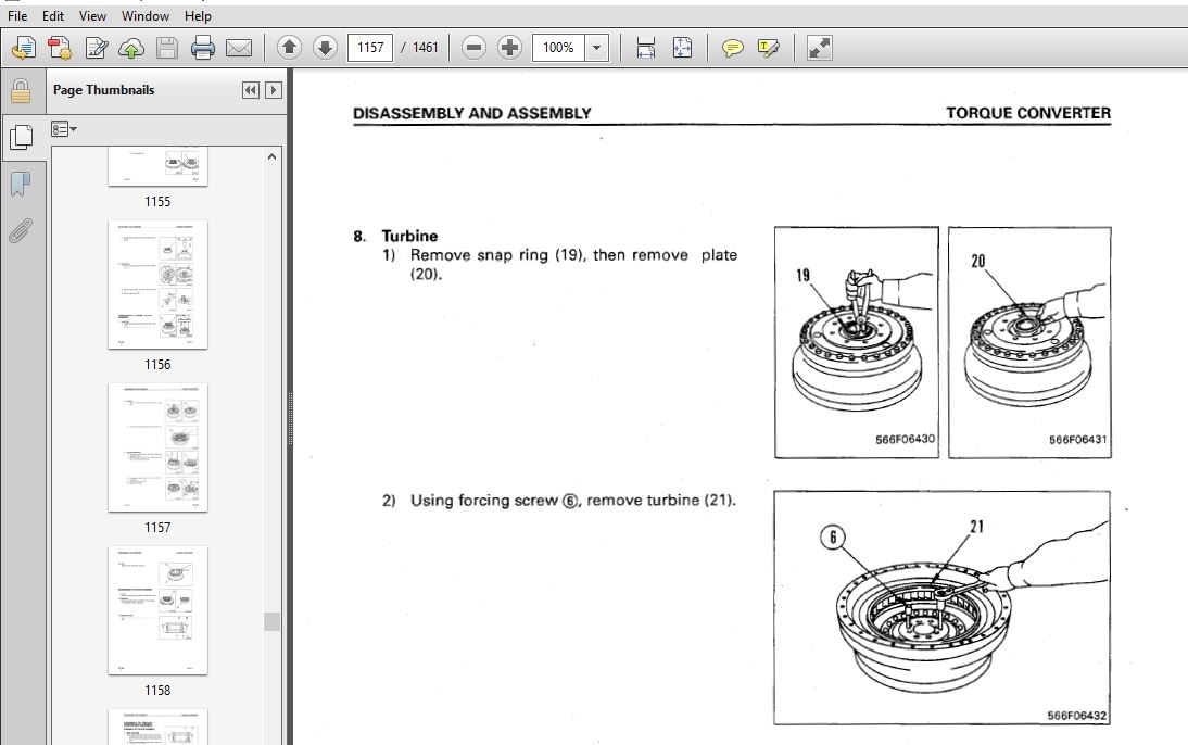 Komatsu Hd325 6 Hd405 6 Dump Truck Service Manual Pdf Download Heydownloads Manual Downloads