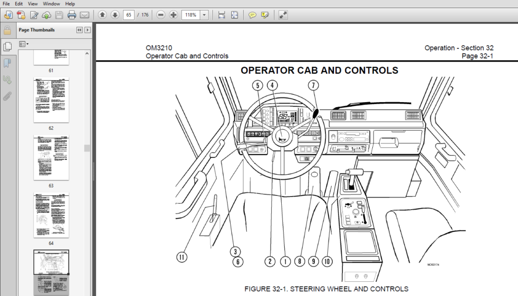 Komatsu HD785-5LC Dump Truck Operation & Maintenance Manual A10316 & UP