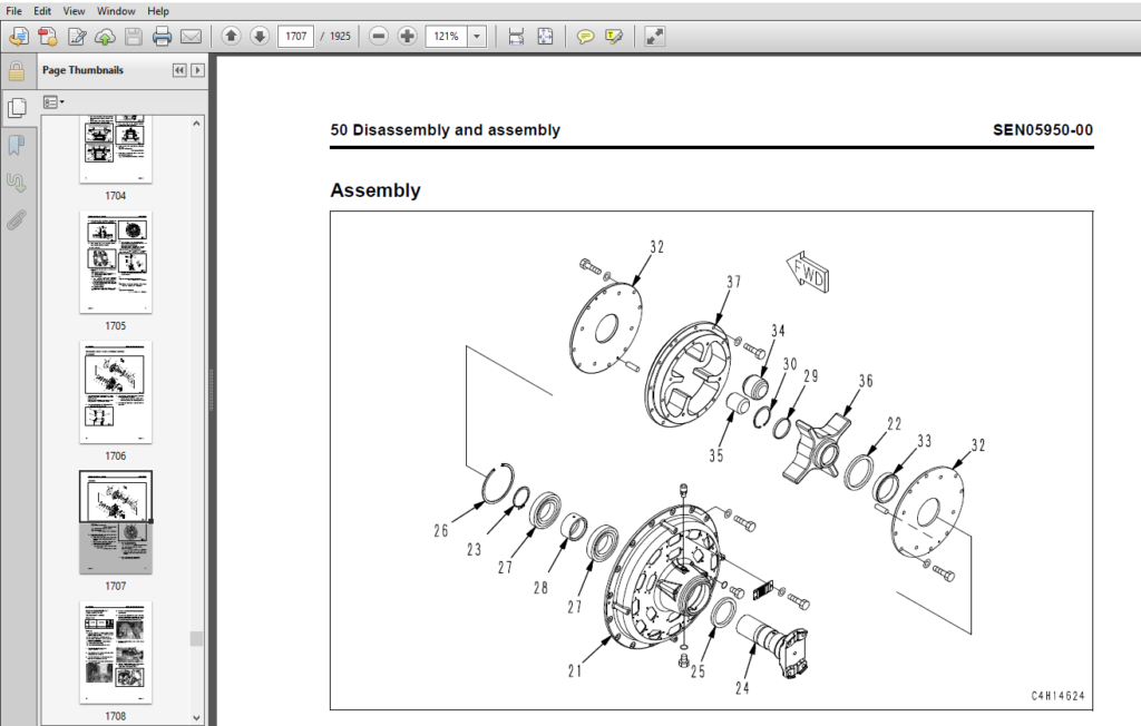 Komatsu HD785-7 Dump Truck Shop Manual SEN05900-01 - PDF DOWNLOAD ~ HeyDownloads - Manual Downloads