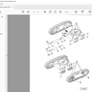 Komatsu PC4000 Mining Shovel Assembly Manual PDF Download