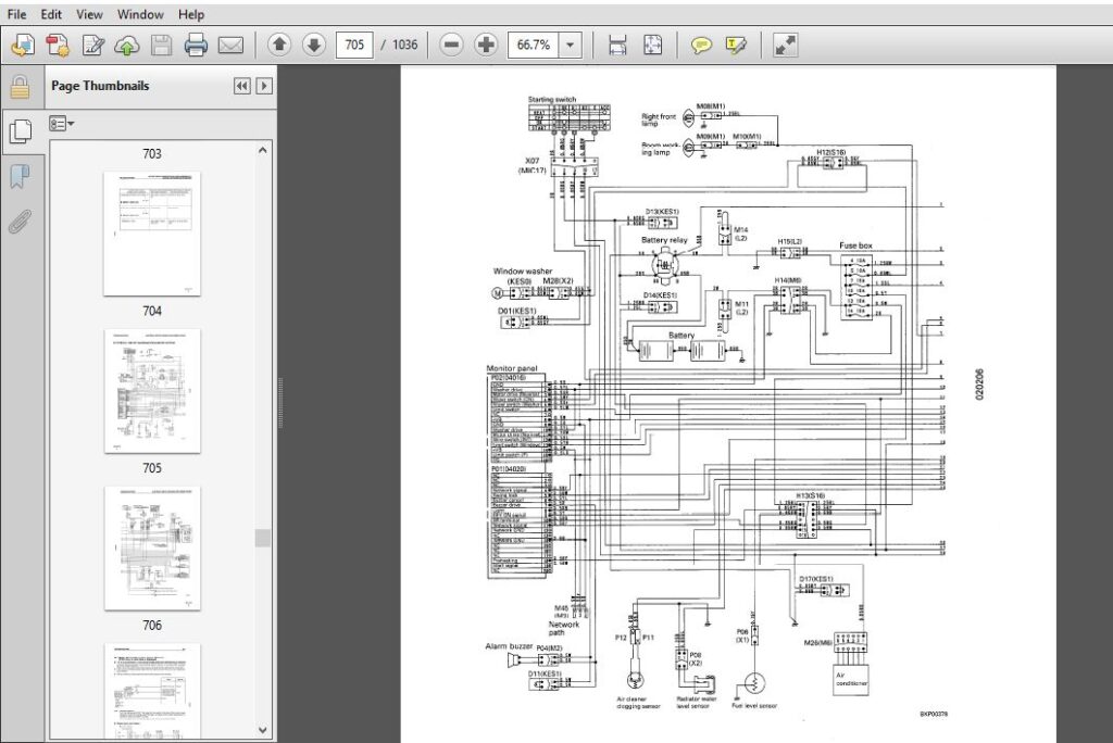 Komatsu PC100-6 PC120-6 Shop Manual SEBD003307 - PDF DOWNLOAD ...