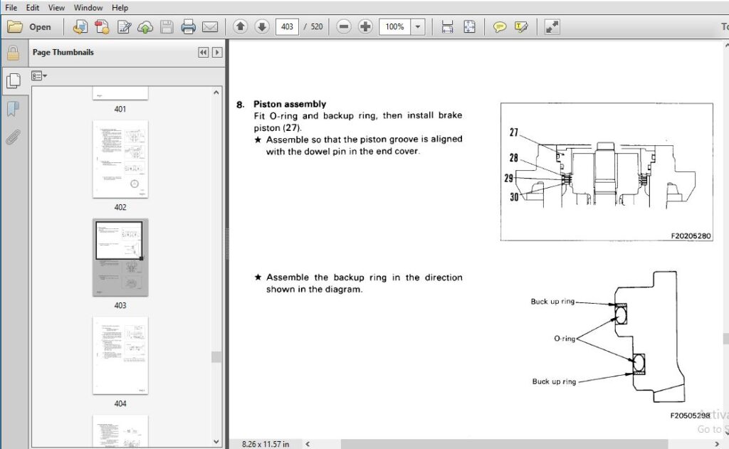 Komatsu PC150-5 Hydraulic Excavator Shop Manual SN 6001 and up - PDF