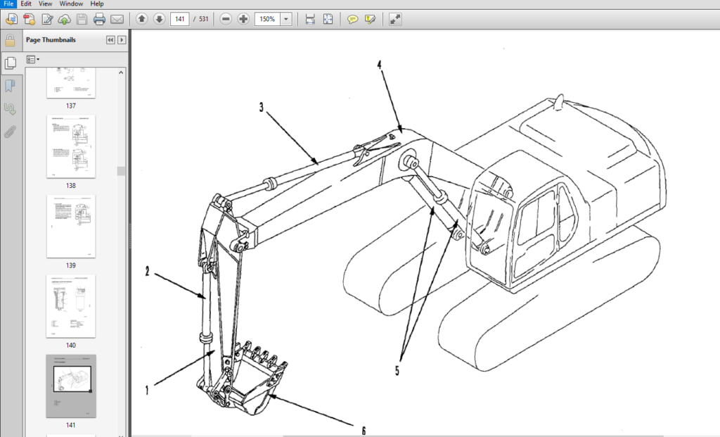 Komatsu PC200-6 C10001 and up Hydraulic Excavator Shop Manual - PDF