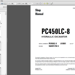 Komatsu PC450LC-8 Hydraulic Excavator Shop Manual - PDF DOWNLOAD