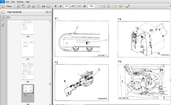 Komatsu PC60-6, PC60L-6, PC90-1 Excavator Shop Manual SN 28001, 8001