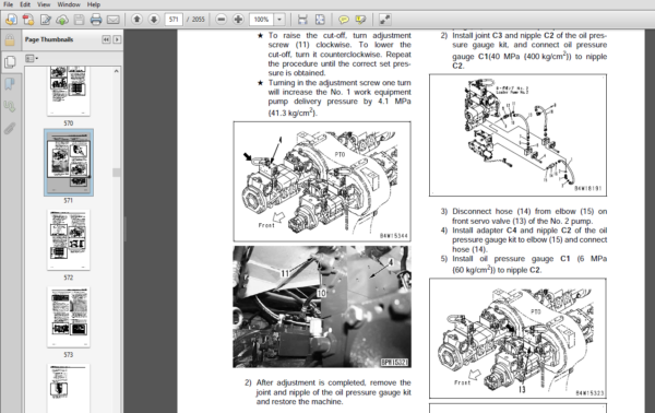 Komatsu WA1200-6 Wheel Loader Service Repair Manual - PDF Download ...