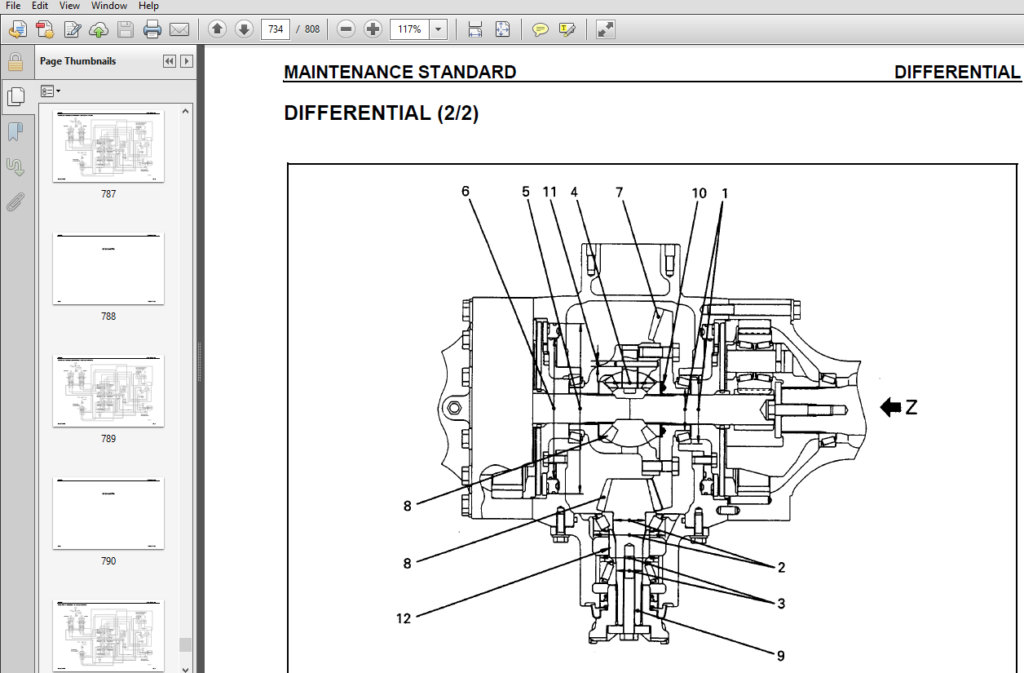 Komatsu WA180PT-3MC Wheel Loader Shop Manual A88001 and up - PDF