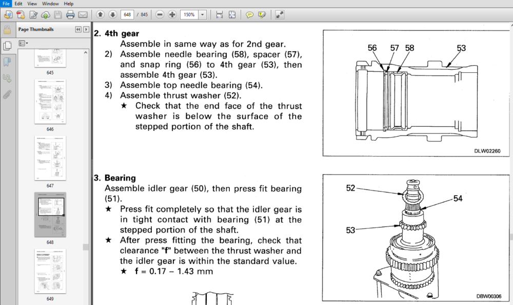 Komatsu WA320-3 Avance Loader Wheel Loader Shop Manual 50001 and up