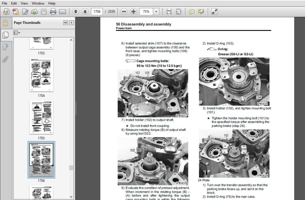 Komatsu WA320-7 Wheel Loader Service Manual CEBM027700 - PDF DOWNLOAD ...