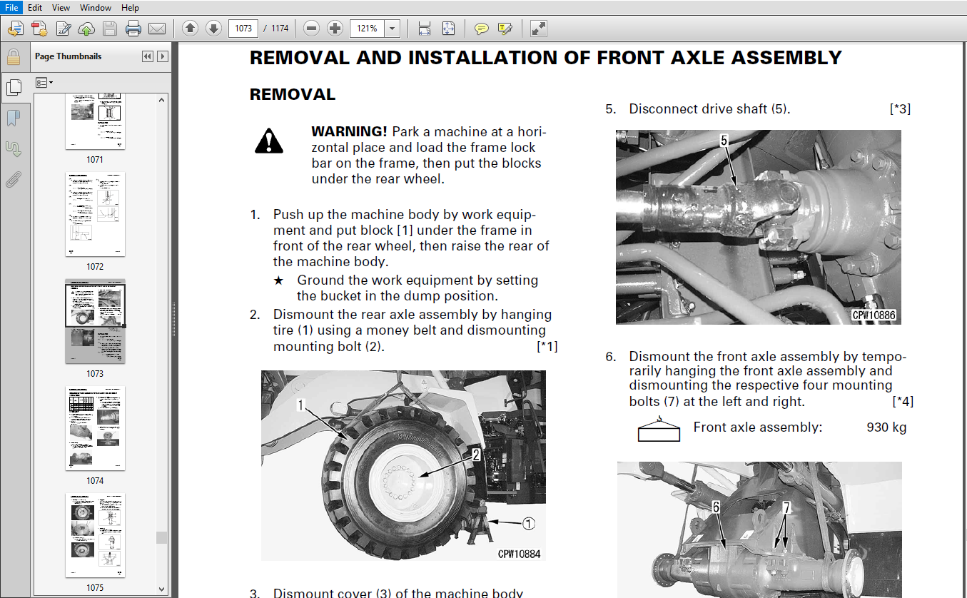 Komatsu WA380-5 Wheel Loader Shop Manual 60001 and up - PDF DOWNLOAD ~ HeyDownloads - Manual