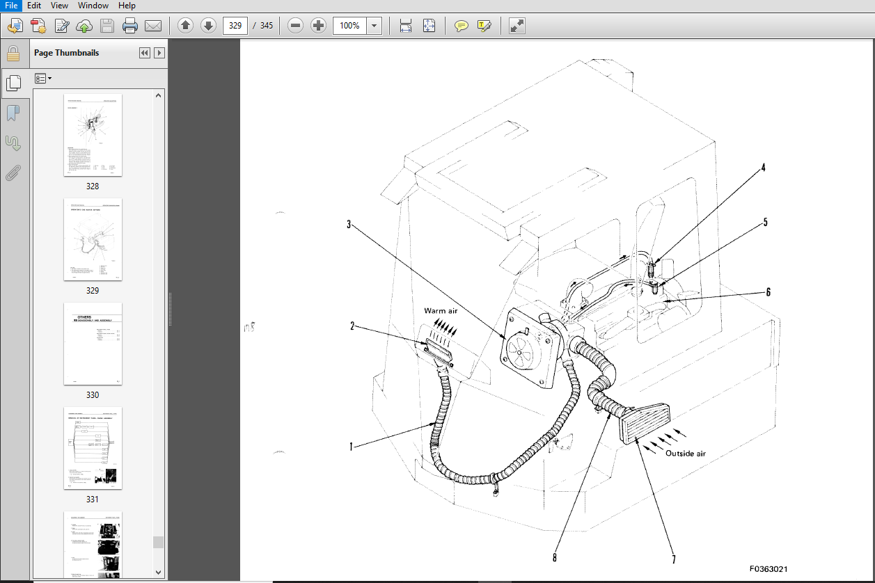 Komatsu WA40-1 Wheel Loader Shop Manual 1001 and up - PDF DOWNLOAD