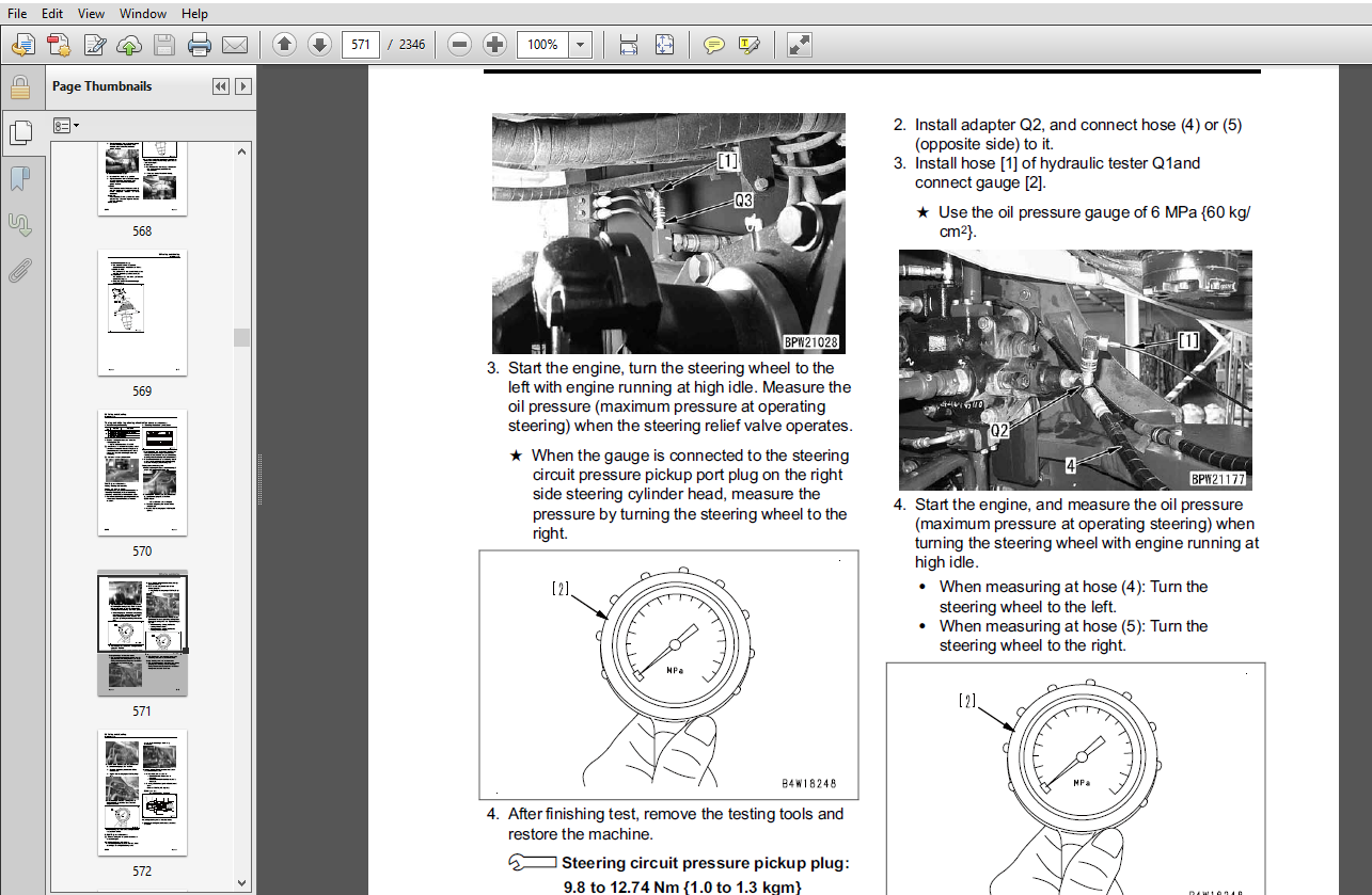 Komatsu WA470-7 Wheel Loader Shop Manual A47001 and up - PDF DOWNLOAD