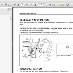 Komatsu Wheel Loader WA150L-5 and up Operation & Maintenance Manual - PDF DOWNLOAD