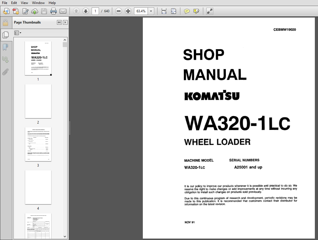 wheel loader komatsu 510 repair manual