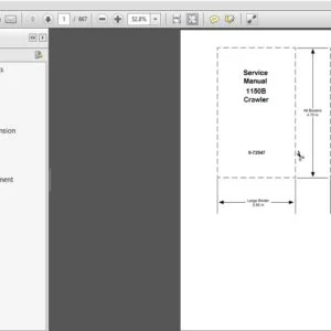 CASE 1150B CRAWLER SERVICE REPAIR MANUAL (9-72547) CASE 1150B - PDF Download