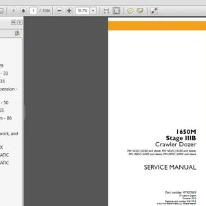 CASE 1650M Stage IIIB Crawler Dozer SERVICE MANUAL 47907869 - PDF DOWNLOAD