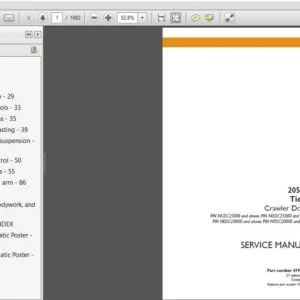 CASE 2050M Tier 2 Crawler Dozer Service Manual - PDF DOWNLOAD